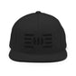 "Eclipse" - BLK - Flat-Bill Snapback Hat