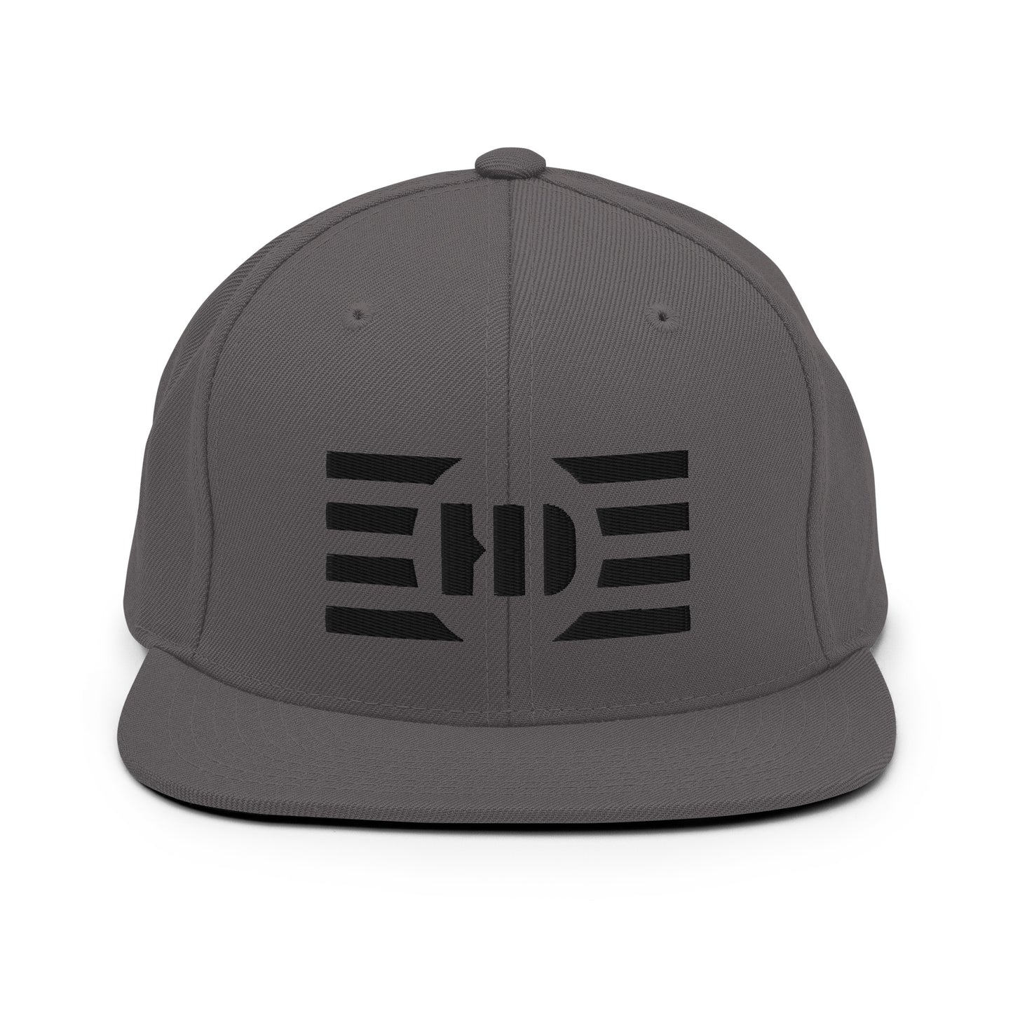 "Eclipse" - BLK - Flat-Bill Snapback Hat