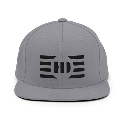 "Eclipse" - BLK - Flat-Bill Snapback Hat