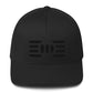 "Eclipse" - BLK - Flex Fit Closed Back Hat