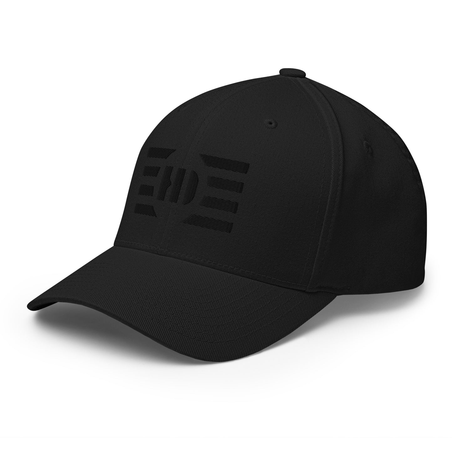 "Eclipse" - BLK - Flex Fit Closed Back Hat