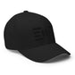 "Eclipse" - BLK - Flex Fit Closed Back Hat