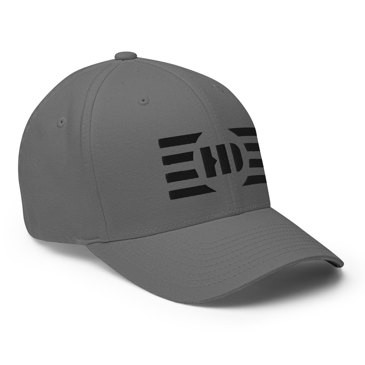 "Eclipse" - BLK - Flex Fit Closed Back Hat