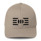 "Eclipse" - BLK - Flex Fit Closed Back Hat