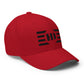 "Eclipse" - BLK - Flex Fit Closed Back Hat