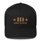 "Twin Stars" - GLD - Trucker Snapback Mesh Hat