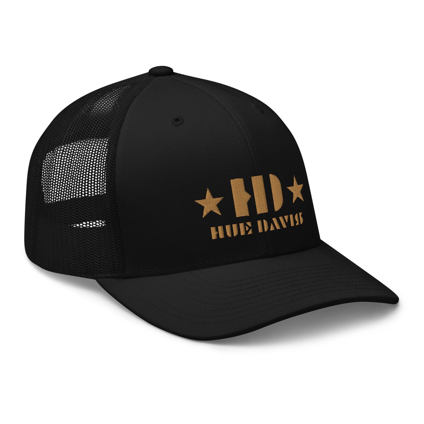 "Twin Stars" - GLD - Trucker Snapback Mesh Hat