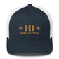 "Twin Stars" - GLD - Trucker Snapback Mesh Hat