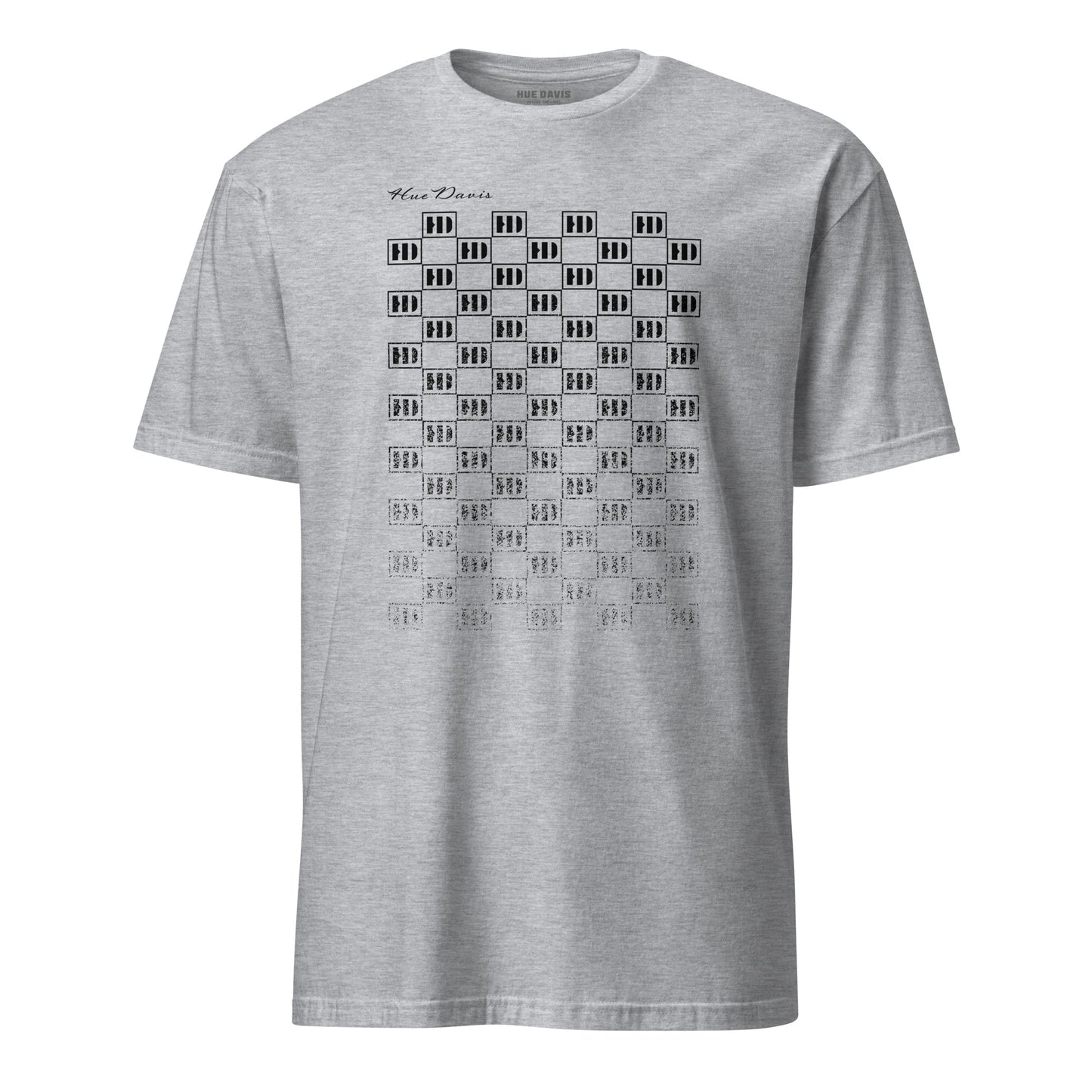 "Checker Fizzle" - Regular Fit Tee