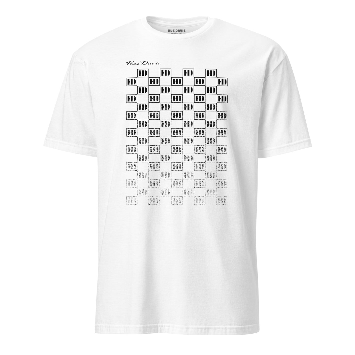 "Checker Fizzle" - Regular Fit Tee