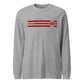 "Triad" - RED - Long Sleeve Tee - Regular Fit