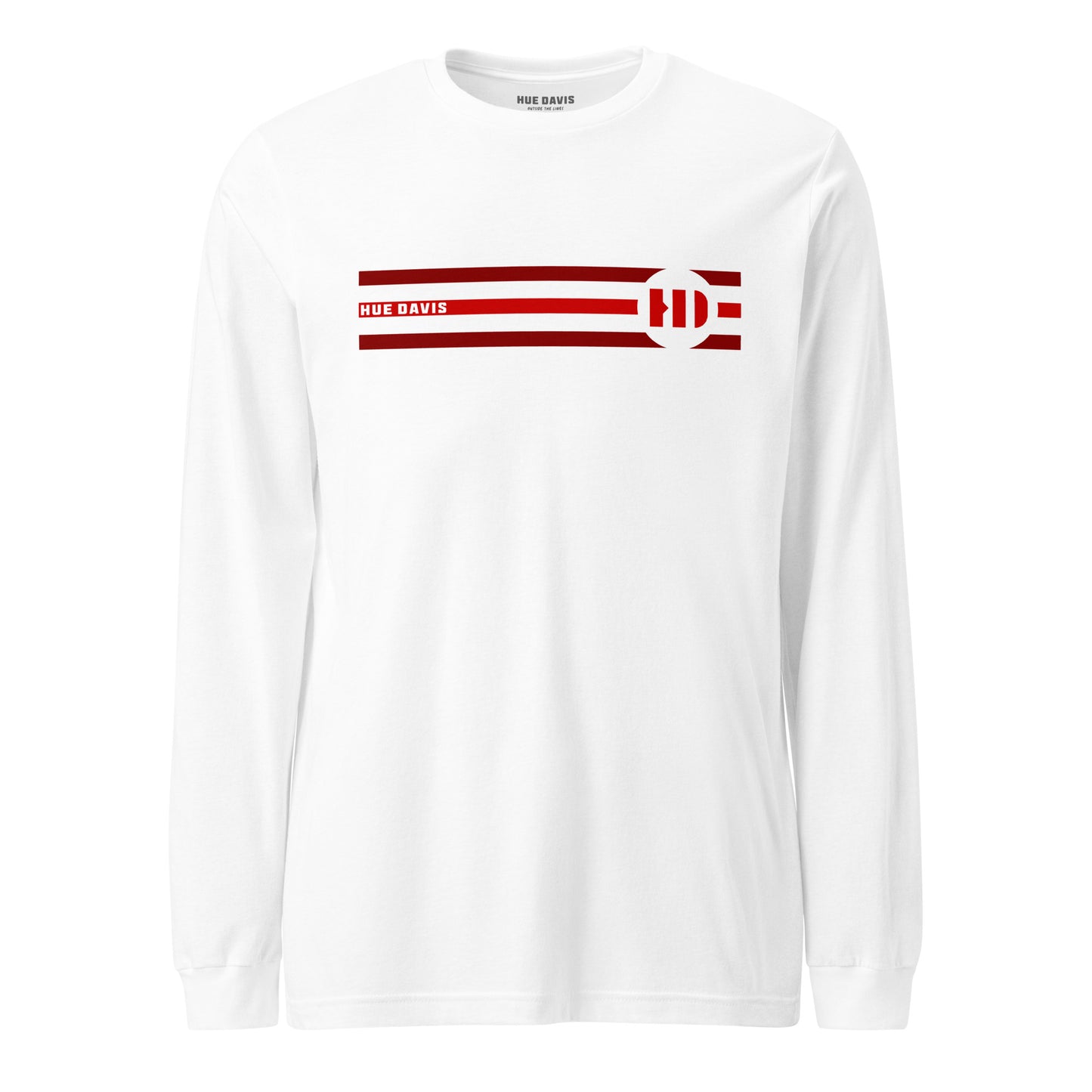 "Triad" - RED - Long Sleeve Tee - Regular Fit