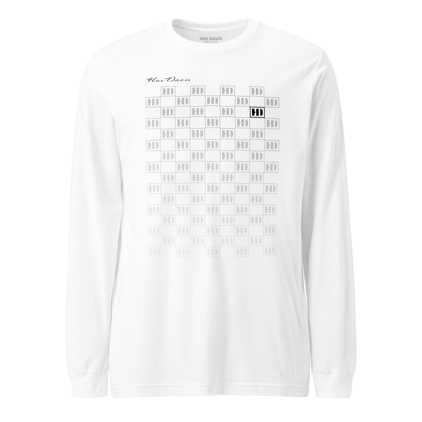 "Checker" - Long Sleeve Tee - Regular Fit