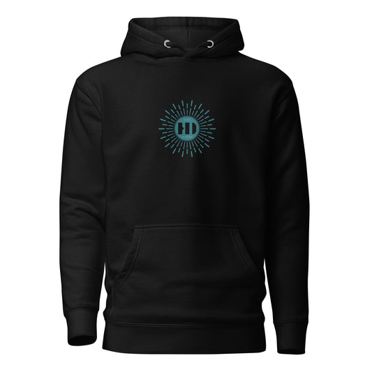 "Solstice" - Teal - Printed Design - Premium Unisex Hoodie