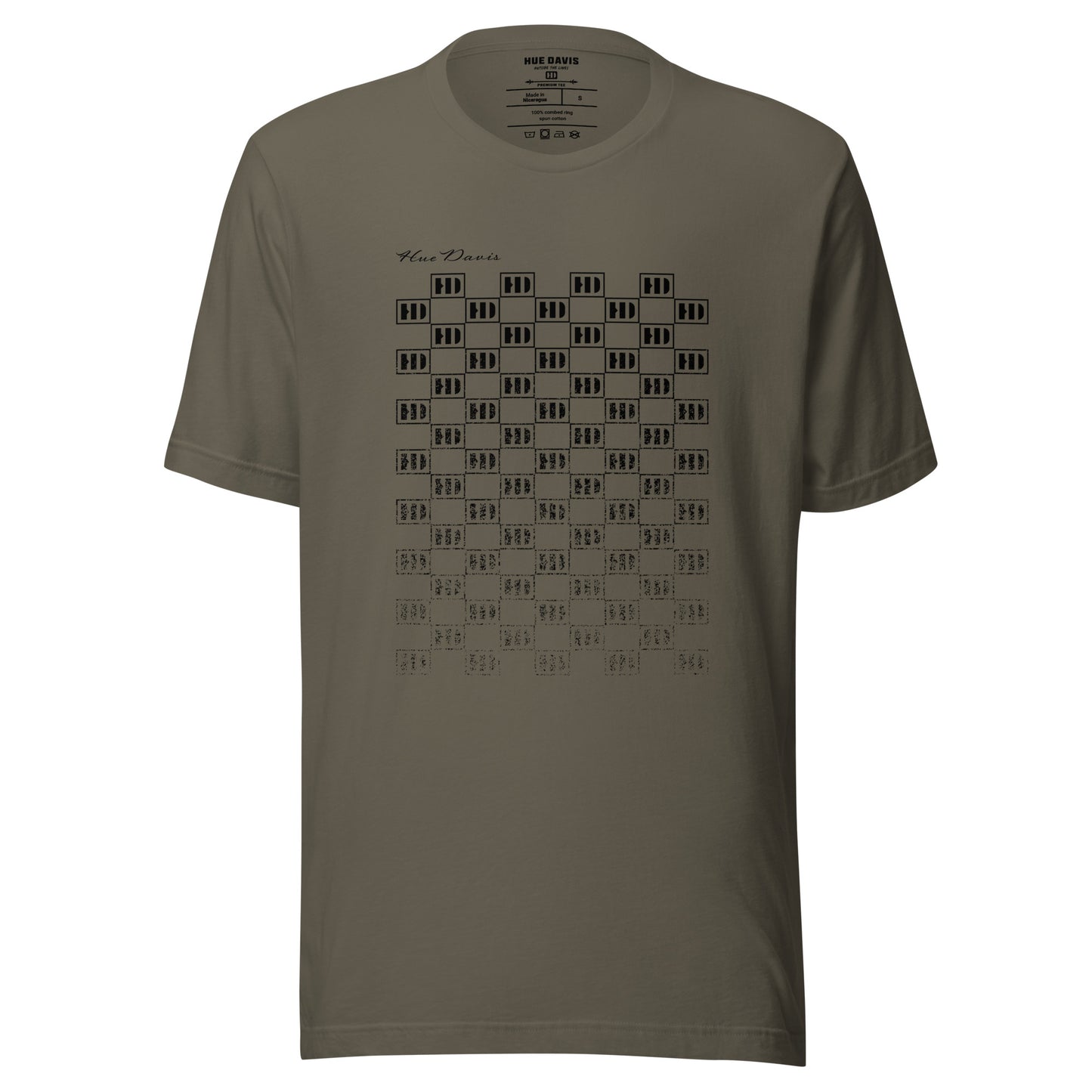 "Checker Fizzle" - Premium Unisex T