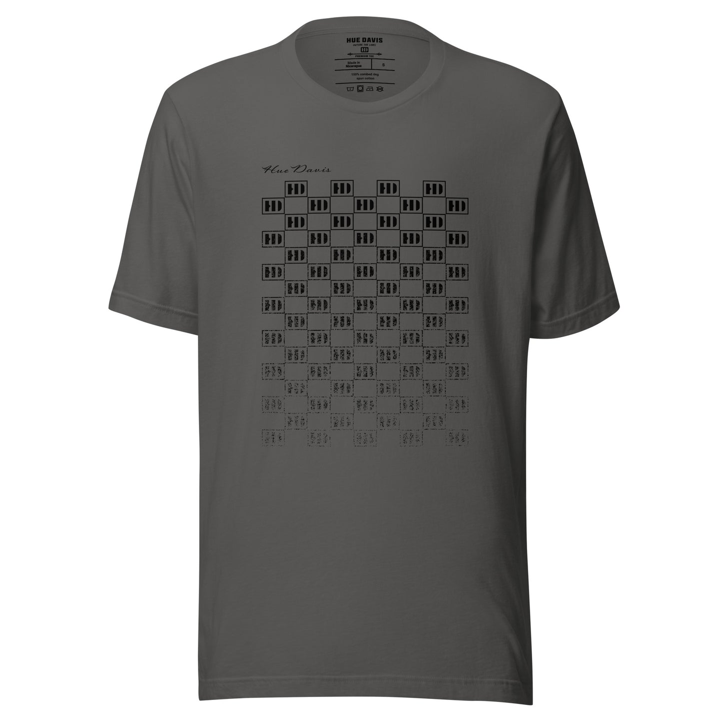 "Checker Fizzle" - Premium Unisex T