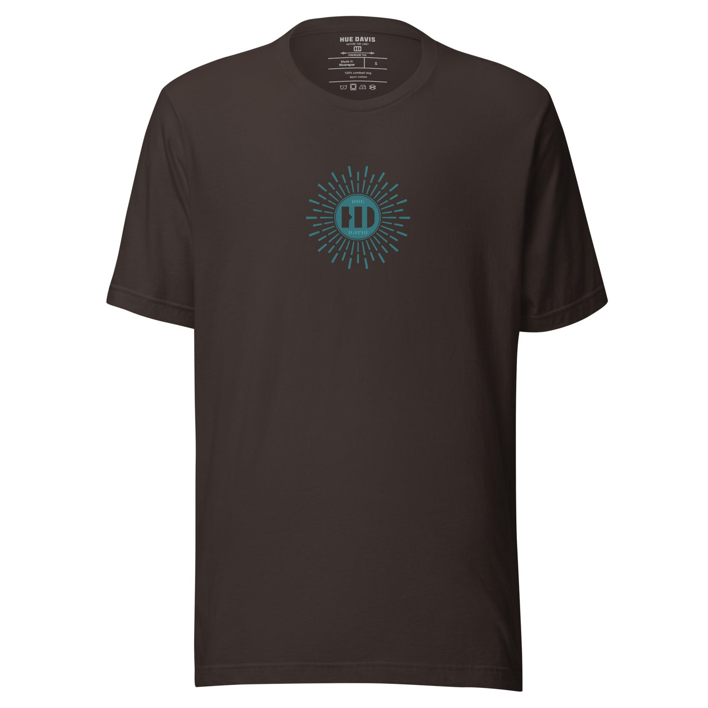 "Solstice" - Teal Print - Premium Unisex T (W)