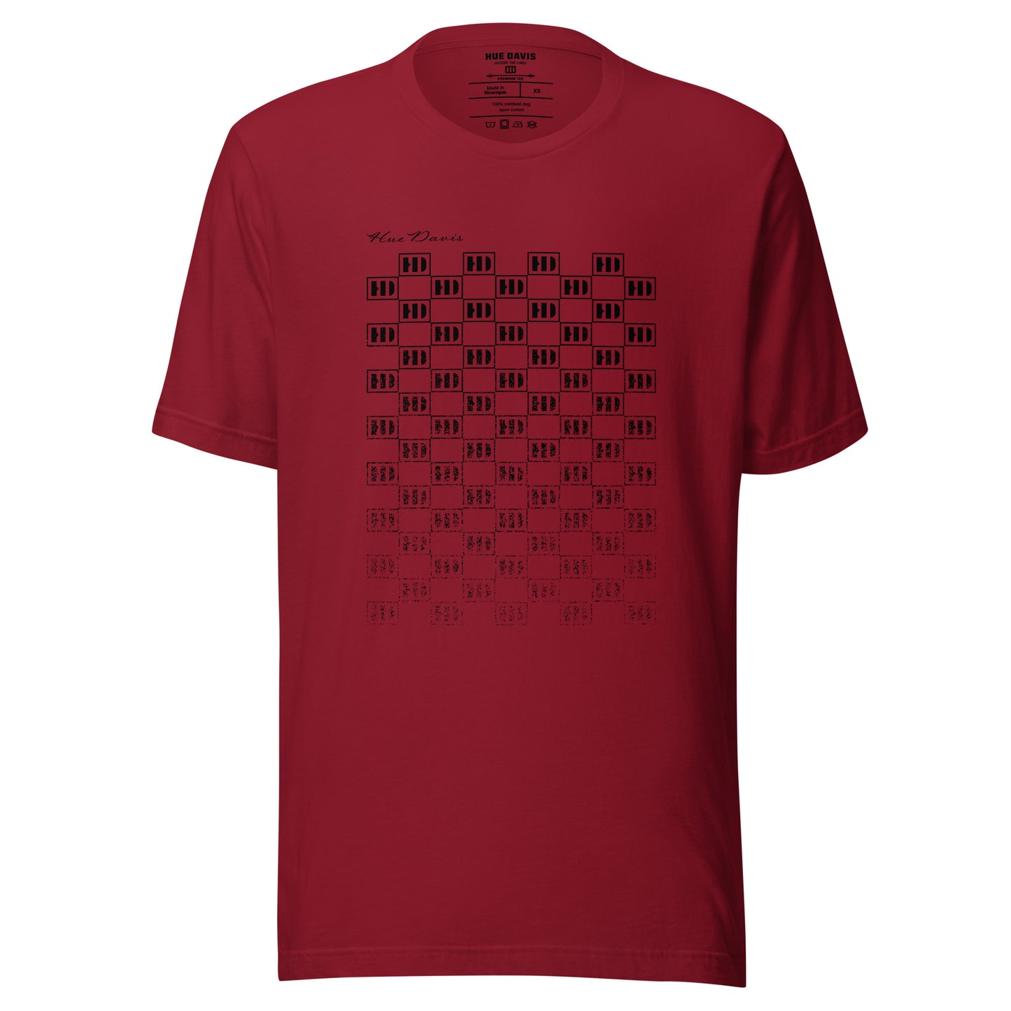 "Checker Fizzle" - Premium Unisex T