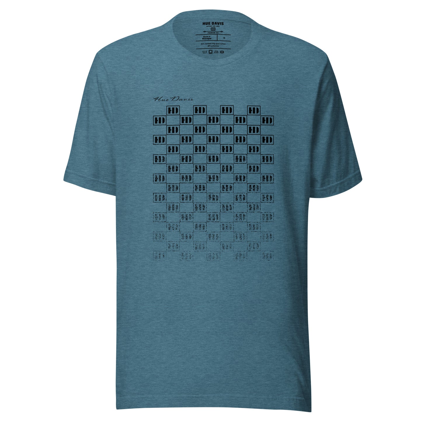 "Checker Fizzle" - Premium Unisex T