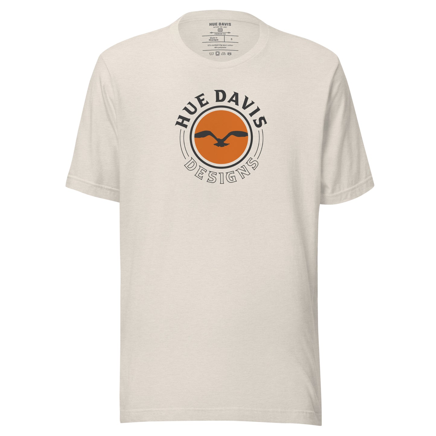 "Seagull / Face" - LT - Premium Unisex T (M)