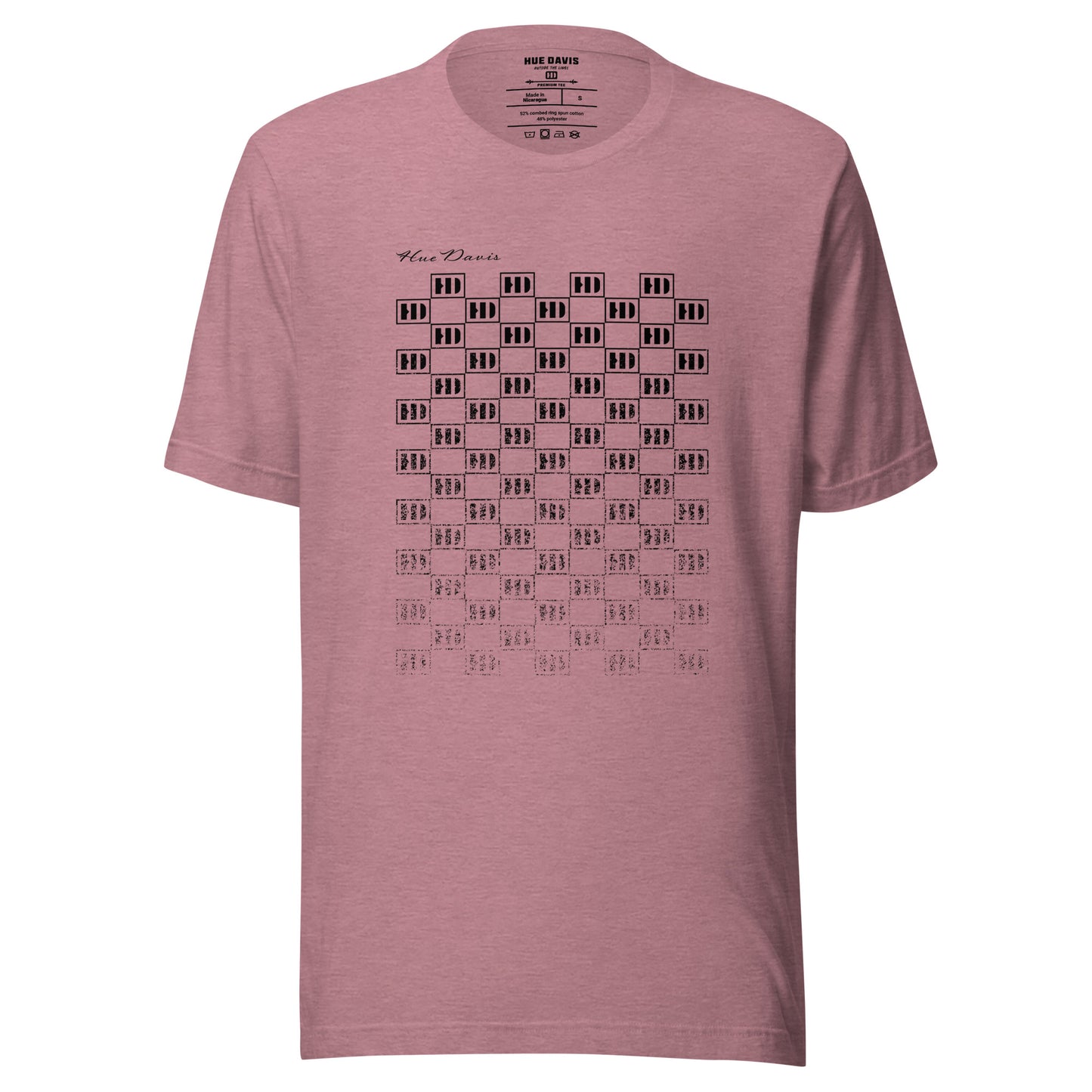 "Checker Fizzle" - Premium Unisex T