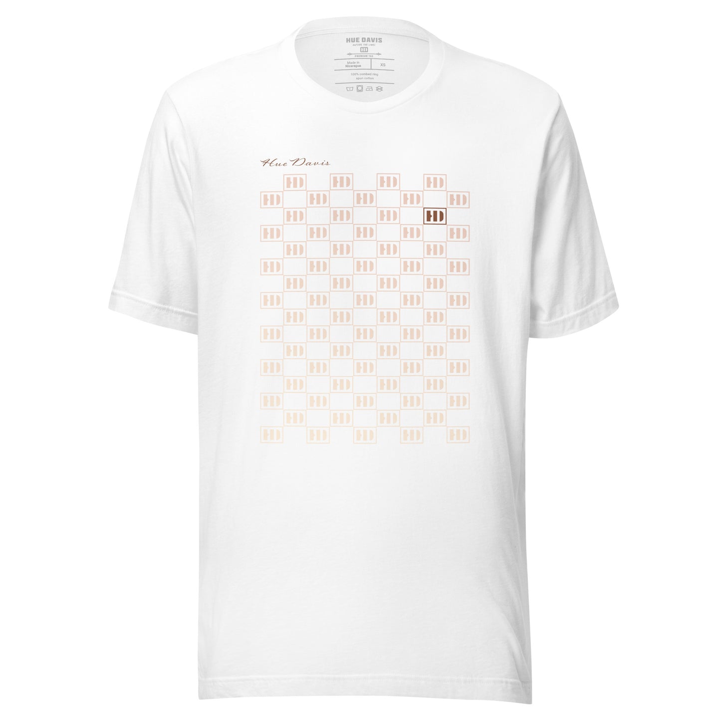 "Checker" - Neutral - Premium Unisex T (W)