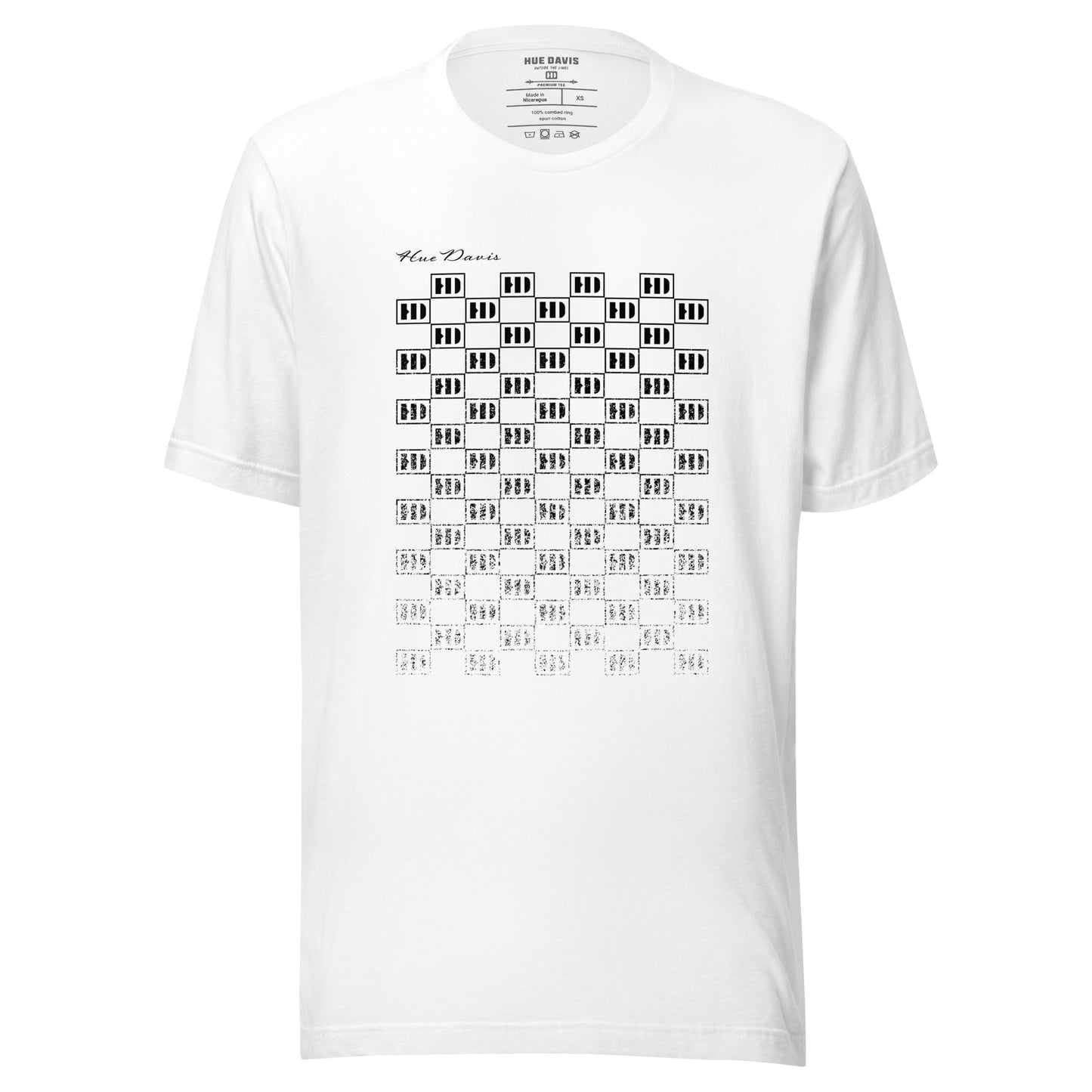 "Checker Fizzle" - Premium Unisex T