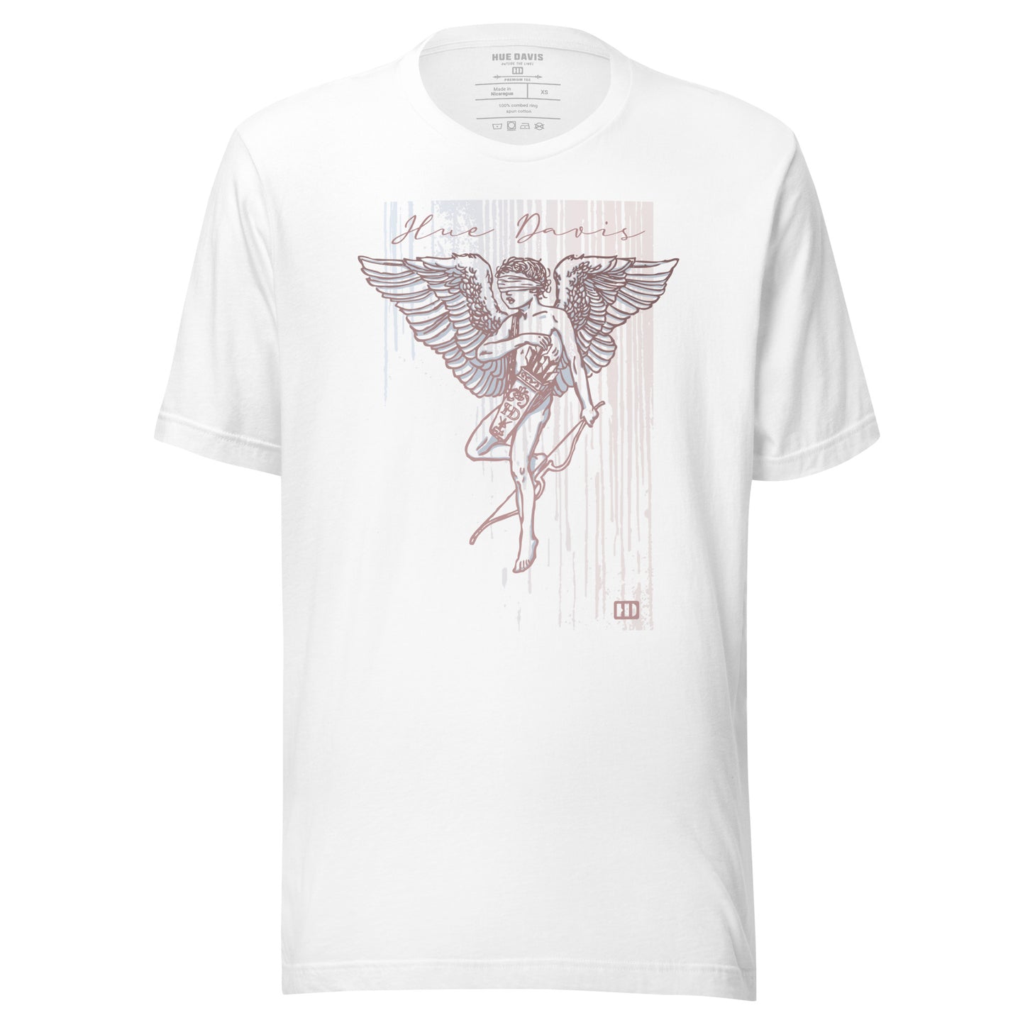 "Blindfolded Cupid" - Premium Unisex T (W)